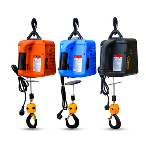 Hot Selling Newest <strong>Mini</strong> <strong>Electric</strong> Wire Rope <strong>Hoist</strong> with Forged Hook 0.5 <strong>Ton</strong> Capacity Remote Control for Retail &amp; Hotels - Product Image 1