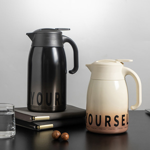 PINKAH Nouvelle Carafe <span class=keywords><strong>Isotherme</strong></span> en Acier Inoxydable 1100ML <span class=keywords><strong>avec</strong></span> <span class=keywords><strong>Filtre</strong></span> <span class=keywords><strong>à</strong></span> Thé Amovible pour la Maison et le Bureau - Product Image 4