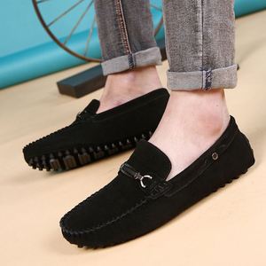 Zapatos de Cuero Vacuno Casuales de Estilo Británico para Hombre, Mocasines de Verano, Zapatos de Cuero Genuino a la Moda para Papá, Zapatos Cómodos - Product Image 2