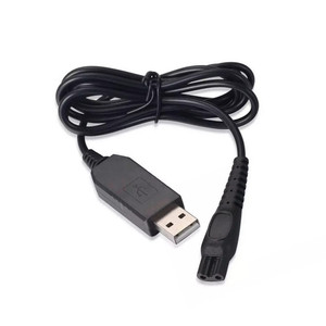 Venta al por mayor USB 2,0 Afeitadora eléctrica <span class=keywords><strong>Cable</strong></span> cargador 4,3 V 12V 15V Adaptador de maquinilla de afeitar <span class=keywords><strong>para</strong></span> teléfonos <span class=keywords><strong>Philips</strong></span> 20cm Aleación de aluminio puro - Product Image 1