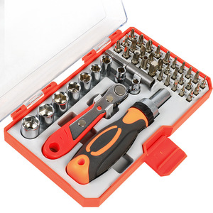 42 In 1 Ratchet Screwdriver Set 1 4 In Socket Drive Combination Tool Kit With Magnetic Bits And Storage Case For Machine Repair - Product Image 3