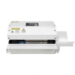 เครื่องซีลแบบต่อเนื่อง GLF-100 สำหรับซีลถุงพลาสติก กาแฟ ชา ถุงผ้าไม่ทอ ถุงอลูมิเนียมฟอยล์ เครื่องซีลความเร็วสูงด้วยความร้อน - Product Image 3