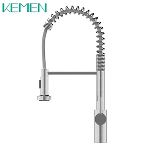 Moderne, enkelgreeps, opbouwkeukenmengkraan van 316 roestvrij staal uit een Chinese fabriek, met uittrekbare kraan. - Product Image 2