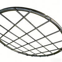 Grille de cuisson en acier galvanisé tissée pour barbecue, avec services de découpe, soudure et pliage pour grillades en extérieur