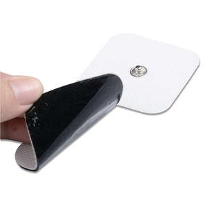 Usine 5*5cm collant remplacement Gel électrodes adhésif dizaines électrode Pad <span class=keywords><strong>Snap</strong></span> Patch pour dizaines Machine broche électrode Machine - Product Image 1