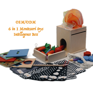 Equipo Montessori Personalizado, Caja de Monedas para la Permanencia del Objeto, Caja de Pañuelos para Bebés, Juguete Educativo, Kit de Juego para el Desarrollo de la Motricidad Fina - Product Image 3