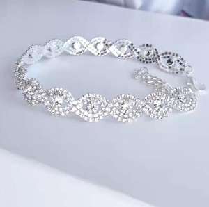 <span class=keywords><strong>Collar</strong></span> de cristal ajustable para perro, <span class=keywords><strong>Collar</strong></span> de lujo para cachorro, joyería para gato, Diamante con adornos ostentosos, diamantes de imitación - Product Image 1