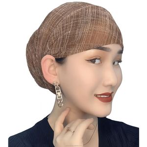 Chapeau africain en maille pour femmes musulmanes, foulard, couvre-chef avec décoration de bijoux, respirant et écologique, adapté pour la vente en gros - Product Image 4