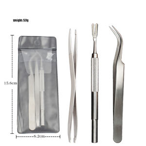 Pinzas para quitar garrapatas para mascotas, Kit profesional para gatos - Product Image 3