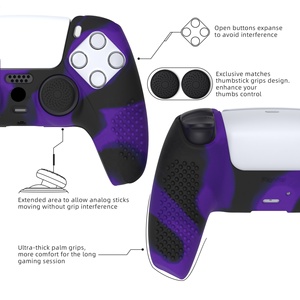 เคสซิลิโคนนิ่มลายพราง EXtremeRate PlayVital ป้องกันรอยขีดข่วนสำหรับจอย PS5 - Product Image 3