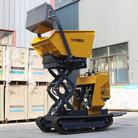 MEILLEUR PRODUIT Mini chargeur sur chenilles Dumper Truck 500kg/1000kg Capacité Mini Track Dumper