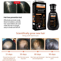 Shampoo à la biotine pour la croissance des cheveux, traitement anti-chute de cheveux, shampooing à base de plantes, nourrit en profondeur, répare les racines des cheveux pour hommes et femmes