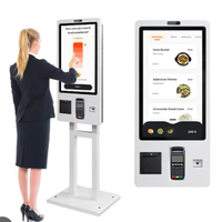 Sistem POS Pencetakan Termal 15.6 32 Inch Terbaru dengan Laci Uang untuk Retail & Restoran