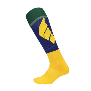 Custom Men's Summer Soccer Knee <b>Socks</b> – Non-Slip Breathable Sweat-Absorbent with Cuff/Body Logo - Product Image 1