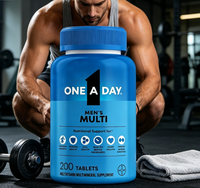 Tabletas Multivitamínicas y Multiminerales Premium para Hombres, Una Vez al Día, Nutrientes Esenciales para el Bienestar General, Marca Privada OEM