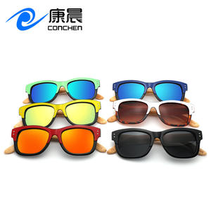 Gafas de Sol Conchen con Marco Cuadrado Negro, Lentes de PC con Protección UV400, Unisex, para Viajes, Deportes y Moda al Aire Libre - Product Image 2