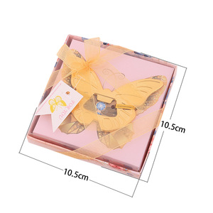 <span class=keywords><strong>Ouvre</strong></span>-bouteille de bière en métal doré souvenir <span class=keywords><strong>papillon</strong></span> nouveauté avec boîte à cadeaux - Product Image 4