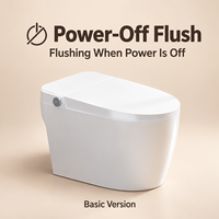 WC intelligent pour usage domestique, en céramique, entièrement automatique, avec télécommande, fonction lavage féminin, siège chauffant électrique, bidet intelligent moderne