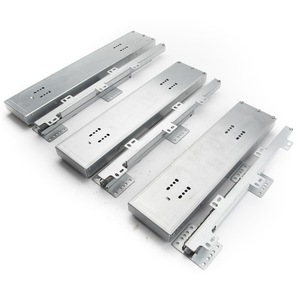 Rails coulissants robustes 36 pouces en acier au carbone, capacité de charge 51-100 kg, pour tiroirs de meubles coulissants - Product Image 2