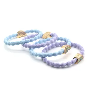 custom hair ties for women wholesale elastic hair tie bracelet