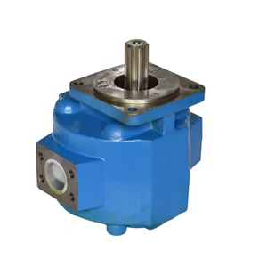 Pièces de rechange hydrauliques pour chargeuse : Pompe hydraulique à engrenages triple à arbre droit en fonte bleue, vente en gros - Product Image 6