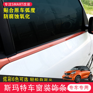 Czbx Adhesivo Decorativo para Ventana de Coche, Vinilo Autoadhesivo de Estilo Moderno para Mercedes Benz Smart 2015-2018 - Product Image 2