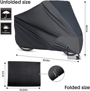 Couvertures de vélo imperméables contre le vent de la poussière UV de soleil de pluie pour le vélo électrique de route de montagne - Product Image 2