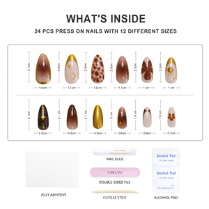 <span class=keywords><strong>Uñas</strong></span> Postizas Reutilizables Nailway, <span class=keywords><strong>Diseño</strong></span> Personalizado en <span class=keywords><strong>Amarillo</strong></span> Almendra Dorado, Material ABS, Venta al por Mayor, <span class=keywords><strong>Uñas</strong></span> <span class=keywords><strong>de</strong></span> Presión para San Valentín, Alta Calidad - Product Image 4