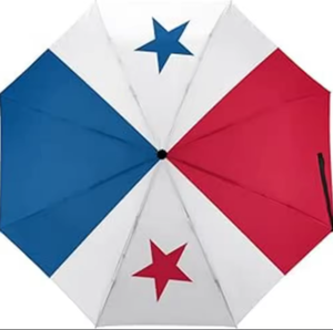 Parapluie de <span class=keywords><strong>voyage</strong></span> pliable coupe-vent avec protection UV, motif drapeau des Îles Vierges américaines, <span class=keywords><strong>prix</strong></span> bas, vente en gros, personnalisable - Product Image 2