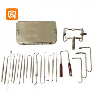 Kit d'instruments manuels en acier inoxydable pour chirurgie de la fissure labiale et palatale pédiatrique BISONS, certifié CE, haute qualité, pour chirurgie maxillo-faciale plastique - Product Image 1