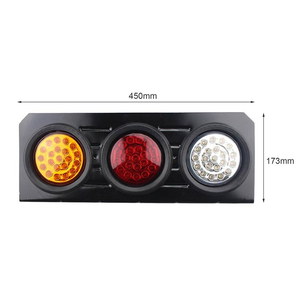 Feu <span class=keywords><strong>arrière</strong></span> de camion <span class=keywords><strong>à</strong></span> trois <span class=keywords><strong>feux</strong></span>, 24V <span class=keywords><strong>LED</strong></span> double lumière, <span class=keywords><strong>semi</strong></span>-<span class=keywords><strong>remorque</strong></span>, frein, direction, feu <span class=keywords><strong>arrière</strong></span> de camion, pour voitures, camion - Product Image 5