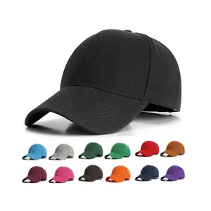 Custom 3D Embroidery Logo 100% Cotton Sports Hat Adjustable Baseball Cap