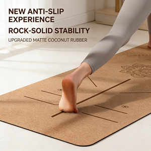 Tapis de yoga PU013 183cm antidérapant insonorisant épaissi absorbant les chocs 4,5mm d'épaisseur pour usage domestique et sportif avec logo - Product Image 3