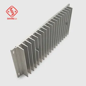 Disipador de calor de extrusión de aluminio Extrusión de aluminio 6063 Disipador de calor extruido personalizado Uso industrial