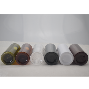 Botellas Vacías de plástico ámbar para bomba de mascotas, botellas de cosméticos para champú, directo, 250 ml - Product Image 5