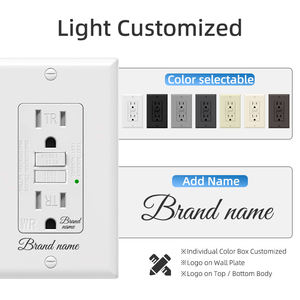 Prise de courant TR GFCI certifiée UL en gros sûre Prises 15A/20A Prise électrique inviolable pour endroit humide - Product Image 5