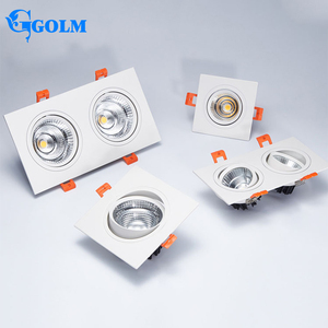 High Quality Adjust Led Down <strong>Light</strong> Double Head Aluminum <strong>Fitting</strong> 2*5W Ceiling Spot Lighting AC220V Cob Led Downlights - Product Image 5