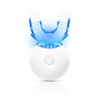 Lampe LED brevetée sans fil pour la maison, lumière laser rouge et bleue rechargeable sans fil, logo personnalisé, blanchiment des dents LED