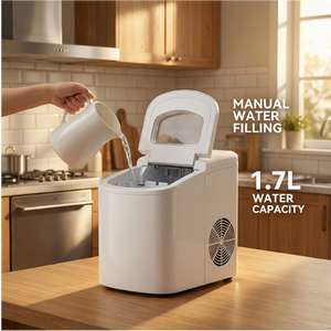 Máquina de Hielo Portátil de Sobremesa, Máquina de Hielo en Cubitos, Capacidad de 10 kg/día, Eléctrica, para Uso Doméstico y Hotelero - Product Image 5