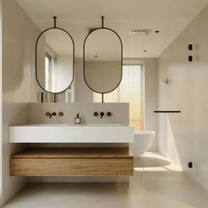 Hot Sale White Modern Floating <b>Bathroom</b> <b>Cabinet</b> 48 Inch <b>Bathroom</b> Vanities <b>with</b> Double Sink - Product Image 3