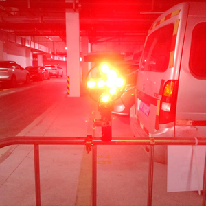 Giao thông an toàn đường Bộ GPS tín hiệu chướng ngại vật năng lượng mặt trời LED nhấp nháy phản xạ mảnh đèn hiệu Đường nón trở ngại mũi tên cảnh báo ánh sáng - Product Image 4