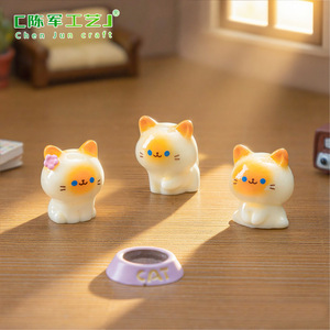 Weij Linda y adorable muñeca siamesa, accesorios decorativos colgantes para casa de muñecas Mengli, pequeños accesorios decorativos para mesa de micropaisaje - Product Image 3