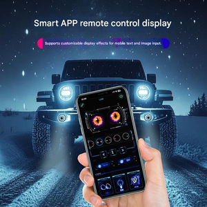 Fari Fendinebbia LED per Auto con Controllo App, Luci Decorative Atmosferiche Occhi del <span class=keywords><strong>Diavolo</strong></span> Dinamici - Product Image 3