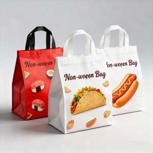 Sac isotherme personnalisé en non-tissé pour livraison de repas à emporter, écologique et thermique, pour la vente en gros - Product Image 2