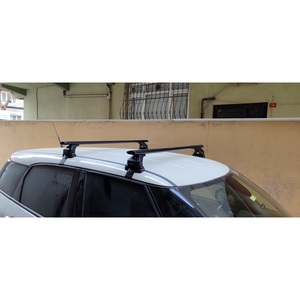 Barras Transversales de Techo de Aluminio para Fiat 500X, Sistema de Portaequipajes Negro para Modelos 2015 en Adelante - Product Image 6