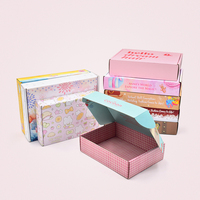 Boîte d'expédition en carton ondulé réutilisable et écologique personnalisée avec poignée et fermeture magnétique pour livraison express
