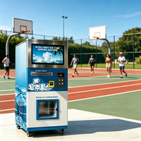 Distributeur automatique de glace en libre-service 24h/24 et 7j/7, paiement par pièces et sans numéraire, écran tactile, machine à glace automatique commerciale