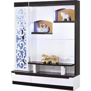 New modern tv wall unit wooden tv stand Led Lcd tv cabinet design