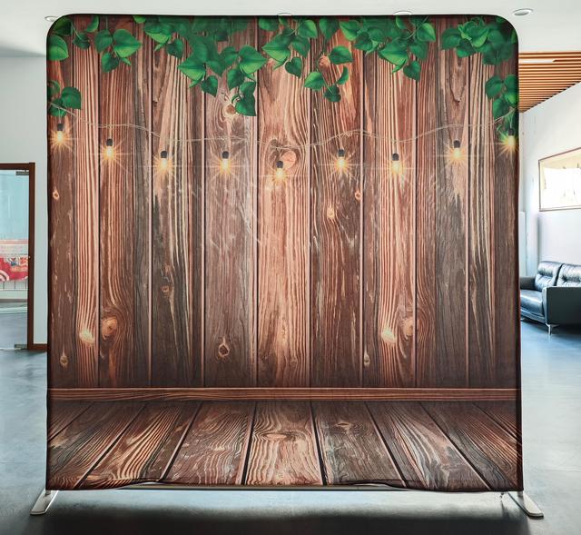 10x8 ft Tension Fabric Frame Photo Booth Backdrop Advertising Display Stands for Wedding Exhibition