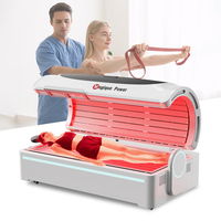 Lit de luminothérapie LED rouge Magique Power Professional 5500W à écran tactile pour soins corporels complets, garantie 5 ans